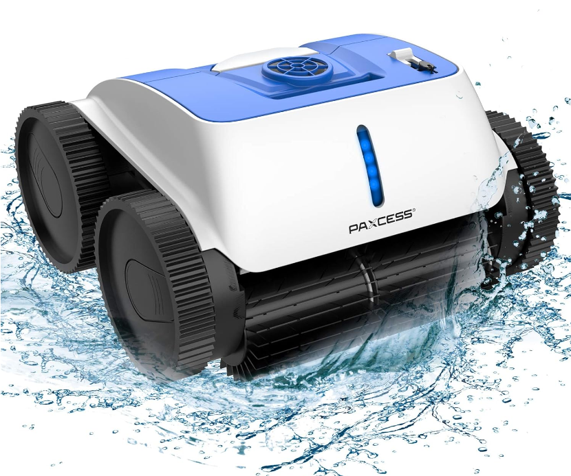 Battery Pool Vacuum - PAXCESS Cordless Robotic Pool Cleaner